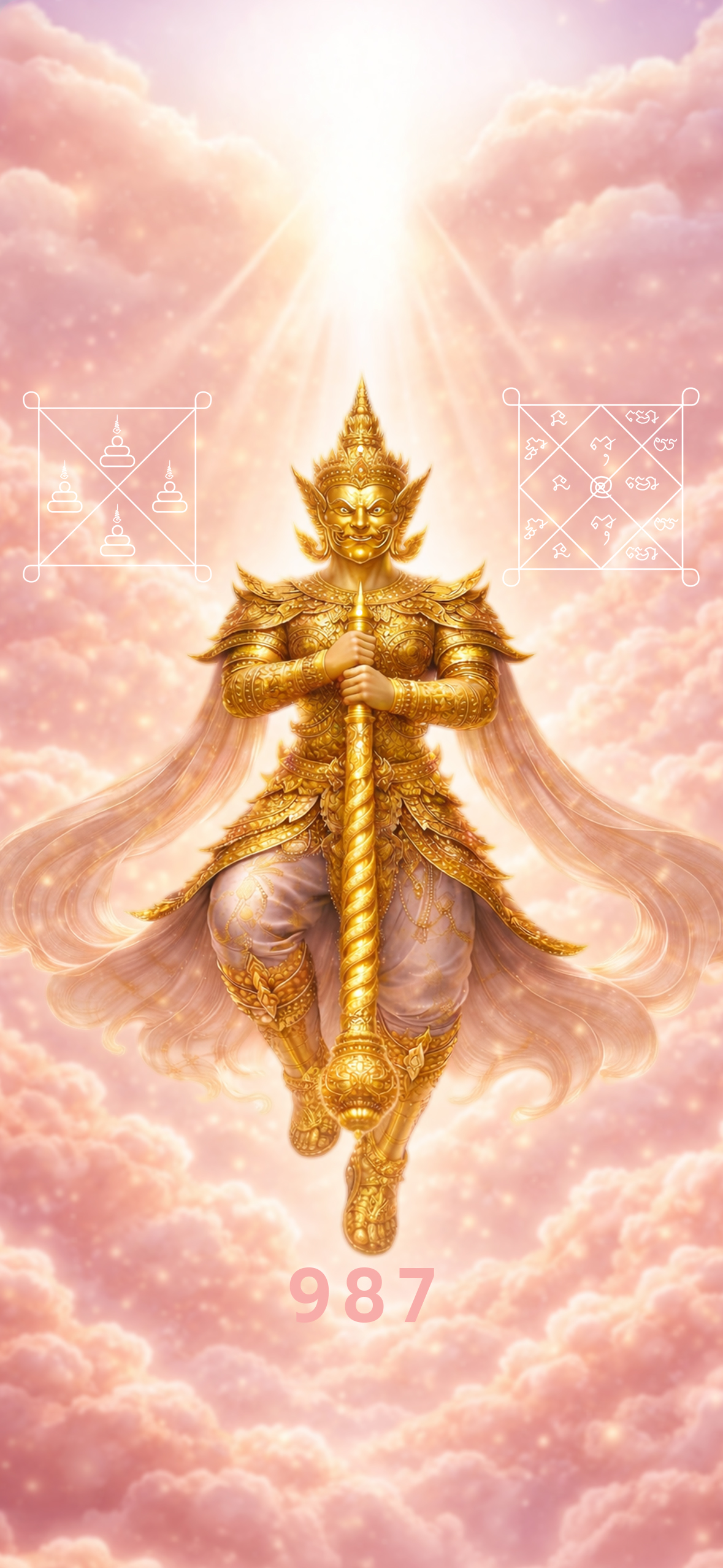 ท้าวเวสสุวรรณ ปางหน้ายักษ์  - Wallpaper
