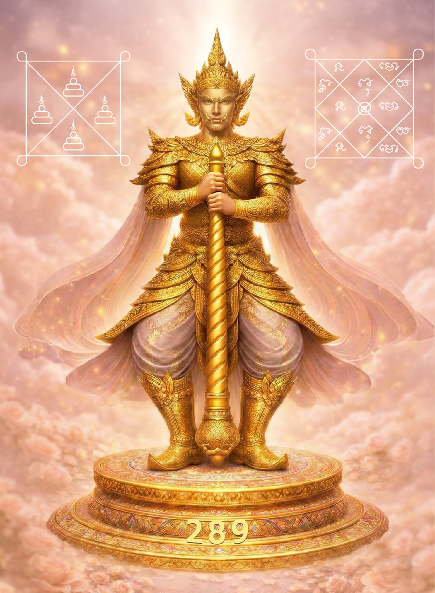 ท้าวเวสสุวรรณ ปางหน้าเทพ - Physical Card & Wallpaper